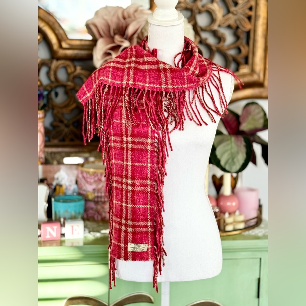 Burberry Fringe Scarves - 5 color options - Picture 3 of 16